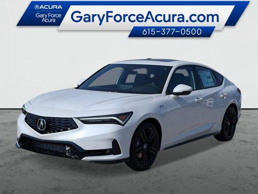 Platinum White Pearl 2026 Acura Integra FWD A-Spec with Technology