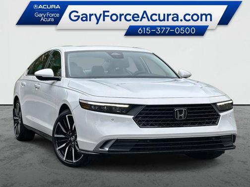 Platinum White Pearl 2023 Honda Accord Hybrid Touring