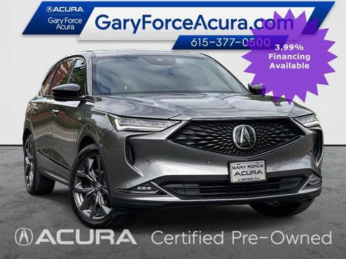 Liquid Carbon Metallic 2024 Acura MDX A-SPEC