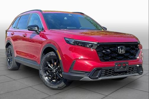 Radiant Red Metallic 2025 Honda CR-V Hybrid Sport AWD