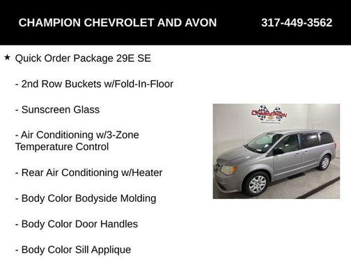 2014 Dodge Grand Caravan AVP/SE