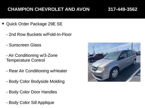 2014 Dodge Grand Caravan AVP/SE