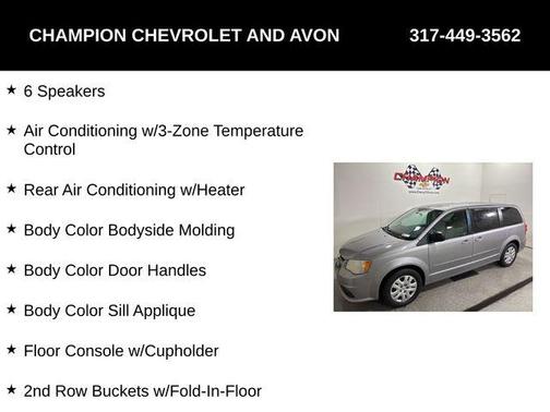 2014 Dodge Grand Caravan AVP/SE