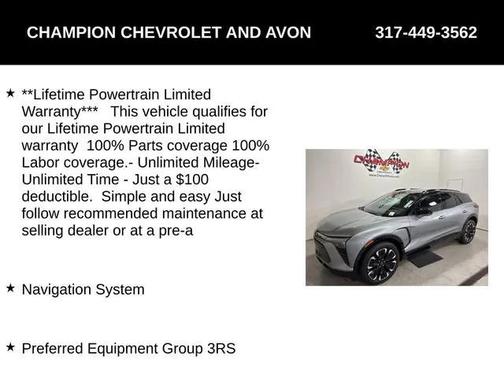2025 Chevrolet Blazer EV eAWD RS