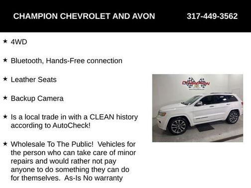 2017 Jeep Grand Cherokee Overland