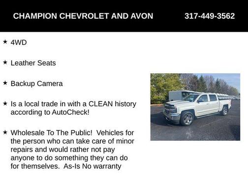 2018 Chevrolet Silverado 1500 LTZ