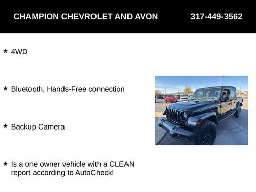 2022 Jeep Gladiator Willys 4x4