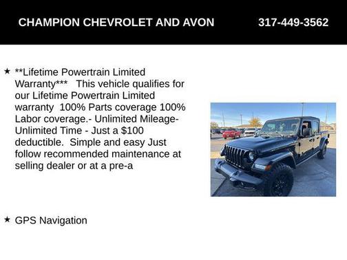 2022 Jeep Gladiator Willys 4x4