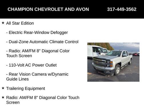 2015 Chevrolet Silverado 1500 1LT