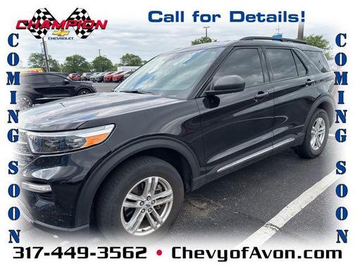 Agate Black Metallic 2022 Ford Explorer XLT