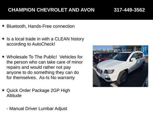 2017 Jeep Compass High Altitude