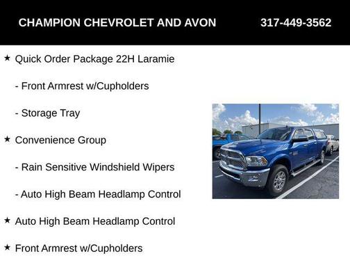 2018 RAM 2500 Laramie Crew Cab 4x4 6'4' Box