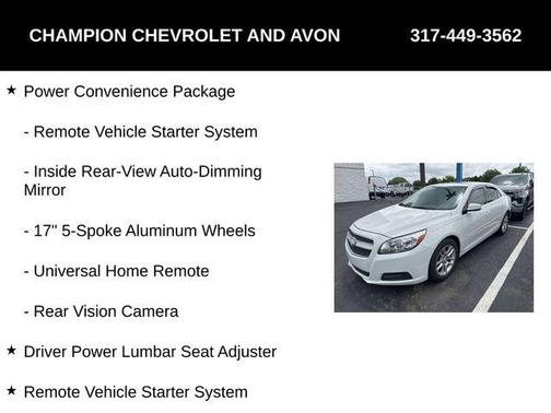 2013 Chevrolet Malibu 1LT