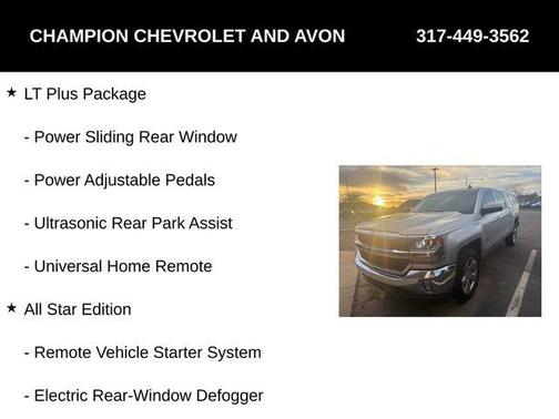 2018 Chevrolet Silverado 1500 1LT