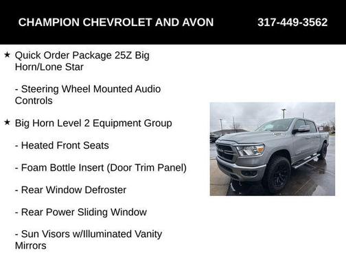 2019 RAM 1500 Big Horn