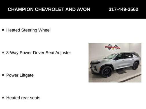 2026 Chevrolet Traverse RS