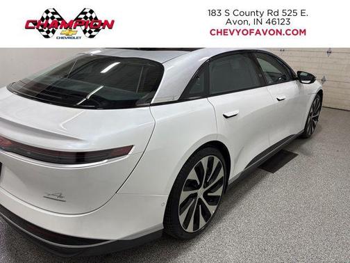 Stellar White 2022 Lucid Air Grand Touring