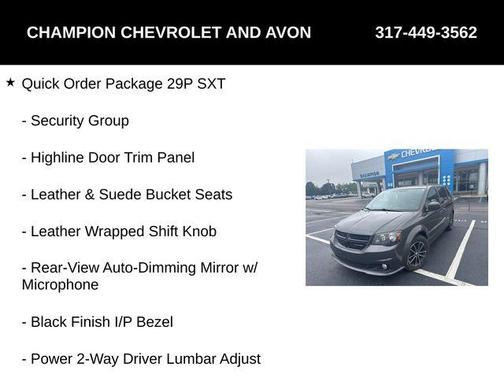 2017 Dodge Grand Caravan SXT