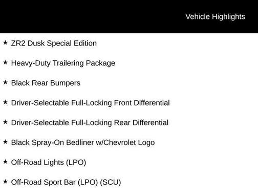 2019 Chevrolet Colorado ZR2