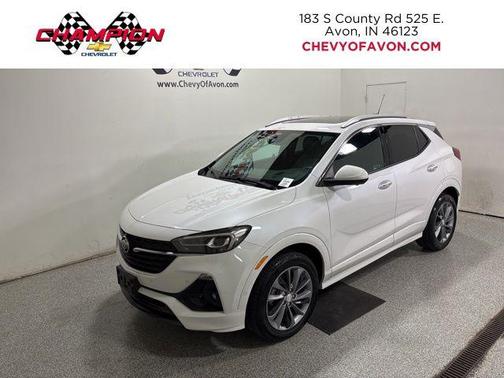 White Frost Tricoat 2023 Buick Encore GX Essence