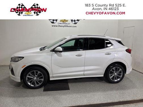 White Frost Tricoat 2023 Buick Encore GX Essence