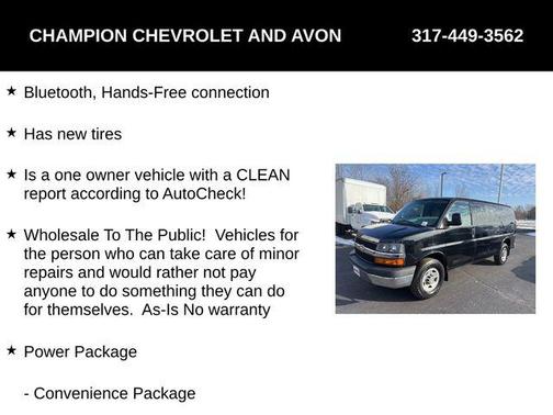 2013 Chevrolet Express 2500 Work Van