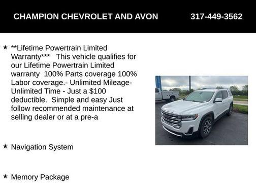 2023 GMC Acadia AWD SLT