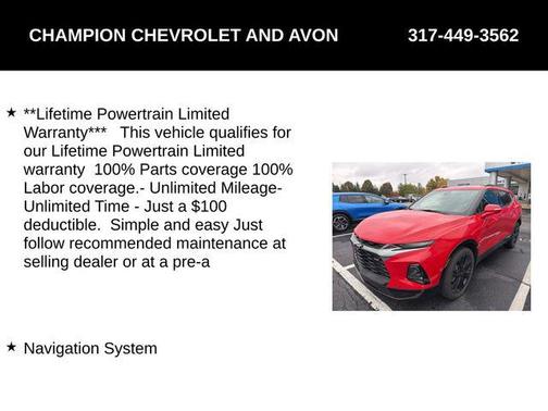 2022 Chevrolet Blazer RS