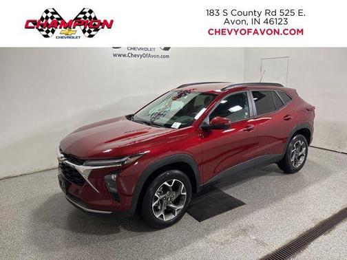 Crimson Metallic 2025 Chevrolet Trax LT