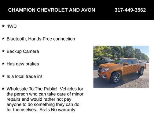 2017 Chevrolet Colorado Z71