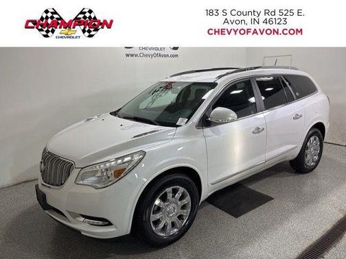 White Frost Tricoat 2017 Buick Enclave Leather