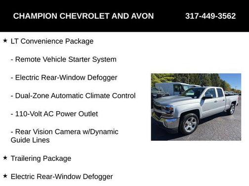 2016 Chevrolet Silverado 1500 1LT