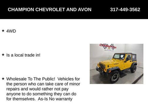 2006 Jeep Wrangler X