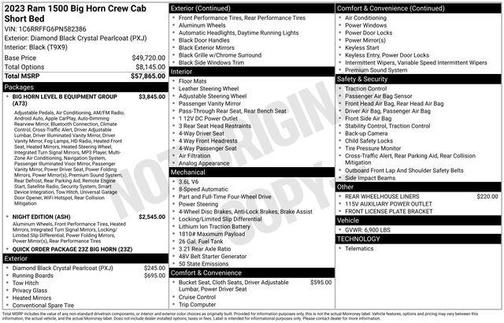 2023 RAM 1500 Big Horn/Lone Star