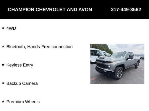 2026 Chevrolet Silverado 2500 Custom