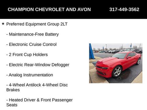 2014 Chevrolet Camaro 2LT