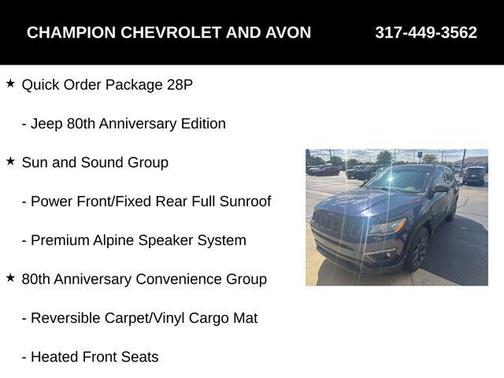 2021 Jeep Compass 80th Special Edition