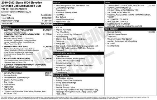 2019 GMC Sierra 1500 Elevation