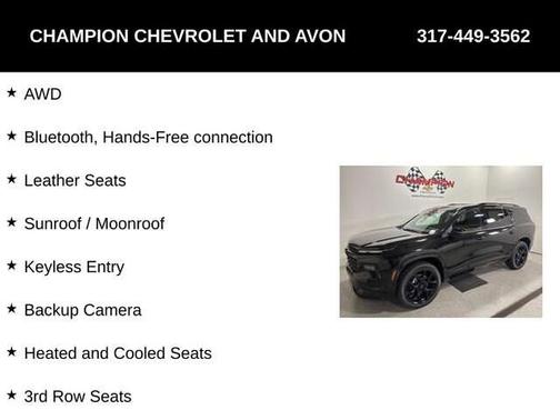2025 Chevrolet Traverse RS