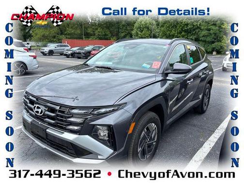 Titan Gray 2025 Hyundai TUCSON Hybrid Blue
