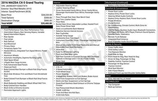 2016 Mazda CX-5 Grand Touring
