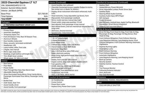2023 Chevrolet Equinox 1LT