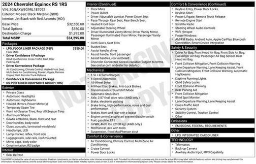 2024 Chevrolet Equinox AWD RS