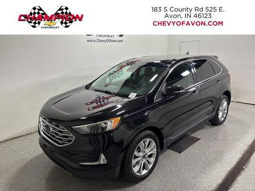 Black Metallic 2024 Ford Edge Titanium