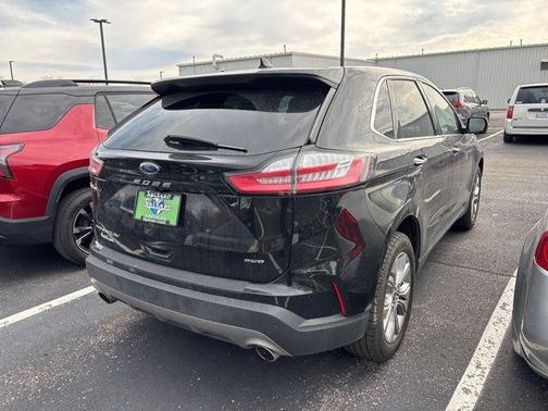 Black Metallic 2024 Ford Edge Titanium