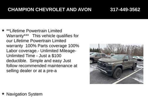 2023 Chevrolet Colorado Trail Boss