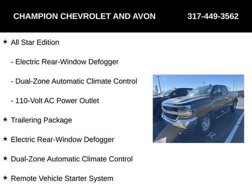 2017 Chevrolet Silverado 1500 1LT