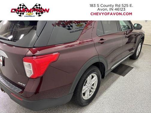 Burgundy Velvet Tinted Clearcoat 2022 Ford Explorer XLT
