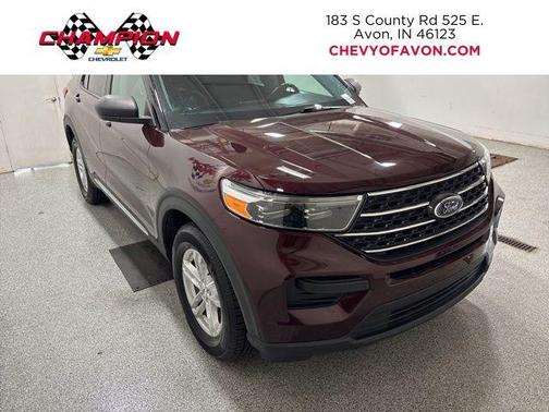 Burgundy Velvet Tinted Clearcoat 2022 Ford Explorer XLT