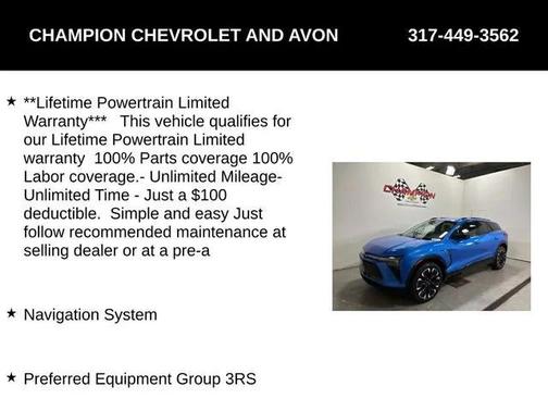 2025 Chevrolet Blazer EV eAWD RS